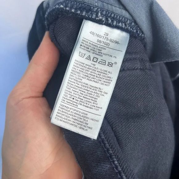 Banana Republic Premium Denim High Rise Wide Leg Crop Jeans Size 29 - Picture 10 of 11